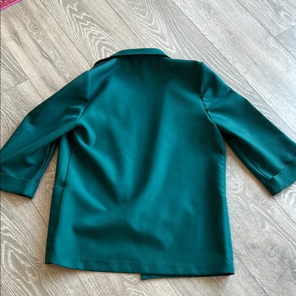Vintage Teal Women's Blazer - Picture 6 of 6